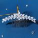 Missgrace Boho Zircon Crystal Hair Comb - Bridal Wedding Prom Hair Accessory for Women and Girls - Buy Online on GoSupps.com