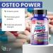 Osteo Joint & Power Supplement - America Medic & Science | 74 Caplets for Joint Health Metabolism & Cartilage Support with Boswellia MSM Collagen & Ginseng - Buy Online on GoSupps.com
