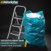 Hinrichs 240L Extra Strong Garbage Bags - 15 Rolls of Tearproof Recycling LDPE Waste Bags for Garden Household & Construction - 100x125 cm Blue Sacks - Buy Online on GoSupps.com