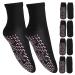 Besportble 5 pairs sock hiking foot warmers house stockings soft pure stockings casual stockings warm stockings sleep slippers man self -heated turmaline polyester (polyester)