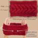 VEEJION Women Knitted Headbands - 4 Piece Winter Headband Set with Buttons for Face Mask - Ear Warmer Hair Bands in Assorted Colors - Buy Online on GoSupps.com