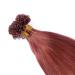 Buy Keratin Bonding U-Tip Extensions - 40cm Red - 50 Strands - 100% Real Hair - High Quality by Novon - Buy Online on GoSupps.com