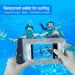 Unigear Premium SUP Leash 10ft Coiled Stand Up Paddle Board Surfboard Leash | Sky Blue with Waterproof Phone Case - Buy Online on GoSupps.com