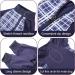 Heywean Post-Surgery Dog Body Suit - Zippered Long-Sleeve Relaxation Outfit for Dogs After Castration - Blue Checkered Design - Buy Online on GoSupps.com