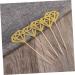 100pcs Wedding Birthday Diamond Decor Cake Insert Card Golden medium - Buy Online on GoSupps.com