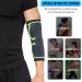 360 RELIEF Compression Elbow Brace Sleeve for Men and Women - Small Green | Joint Pain Relief for Tendonitis Tennis Golf Weightlifting | Includes Mesh Laundry Bag - Buy Online on GoSupps.com