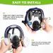 AirGearPro G-750 Respirator Full Face Mask with A1P2 Filters Anti-Gas Anti-Dust | Gas Mask Ideal for Painting Woodworking Construction Sanding Spraying Chemicals DIY etc - Buy Online on GoSupps.com