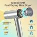 120 000 RPM High Speed Hair Dryer - 600 Million Negative Ions Lightweight & Low Noise | Perfect for Salon Home & Travel - Buy Online on GoSupps.com