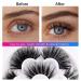 4pcs Mixed 25mm Faux Mink Lashes Set - Long Thick Wispy & Fluffy False Eyelashes for a Natural Dramatic Look - Buy Online on GoSupps.com