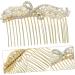 Didiseaon Alloy Rhinestone Hair Comb Pearl Headpiece Flower Girl Hair Accessory Comb Headband Bun Holder Clip Pearl Headbands Girls Headband Wedding Bride Decorate Rhinestones - Buy Online on GoSupps.com