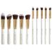 Premium Kabuki Makeup Brush Set - The Perfect Makeup Brushes for Your Eyeshadow Contour Kit Blush Foundation Concealer Face Powder - Includes Cosmetic Brush Guide