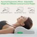 Ayurmat Premium Acupressure Mat & Pillow Set - Eco-Friendly Linen & Coconut Fiber Ergonomic Design for Stress Relief Includes Carrying Bag - Full Body Professional (Gray) - Buy Online on GoSupps.com