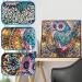 Hibah 5D Owl Partial Diamond Painting Set - Mandala Design | Special Shape Rhinestone DIY Kit - Buy Online on GoSupps.com