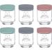 Kilner Kids Set of 6 190 ML Glass Jars Grey Purple + Munchkin Soft Tip Baby Spoons Set | Ergonomic Handles | Baby Weaning Spoons - Buy Online on GoSupps.com
