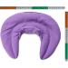 Neck Pillow with Stand-Up Collar - Lilac 2-in-1 Heat & Cold Spelt Pillow for Ultimate Comfort | International Shipping - Buy Online on GoSupps.com