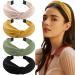4 Pieces Women Headband Hairband Turban Elastic Head Wrap Cute Hair Accessories for Girls