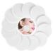12-Piece White Round Molain Powder Puff Sponge Set for Liquid Foundation & Makeup Application - Buy Online on GoSupps.com