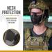 OneTigris Foldable Half Face Mesh Mask - Adjustable Tactical Lower Face Protective Mask in Multicam Print - Buy Online on GoSupps.com