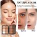 EXQST 3D Color Correcting Makeup Palette 12 Colors Cream Blush Palette Concealer Waterproof Long Lasting Cream Concealer Palette Kit - Buy Online on GoSupps.com