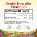 Vitalitown Iron 65mg Carbonyl with Vitamin C - Blood Builder & Energy Support for Anemia - Gluten-Free, Non-GMO Vegan Tablets - 60 Count - Buy Online on GoSupps.com