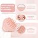 Aimike Scalp Massage Brush - Silicone Shampoo Brush for Hair Growth Dandruff Reduction & Scalp Relief - Pink - Buy Online on GoSupps.com