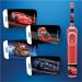 Oral-B Kids Electric Toothbrush with 4 Cars Stickers, 2 Modes - Sensitive Mode, Ages 3+, UK Plug - Buy Online on GoSupps.com