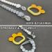 Langmeil Upgrade Silicone Pacifier Clip for Boys and Girls - Soft and Flexible Pacifier Holder - Ideal for Teething - Perfect Baby Shower or Birthday Gift (Blue & White) - Buy Online on GoSupps.com