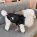 Winter Dog Jacket - Windproof Waterproof 2-in-1 Fleece Coat for Small Dogs | Warm Black Jacket - Buy Online on GoSupps.com