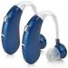 Digital Pair-Rechargeable-Operated BTE Personal Assist Device with 2 Modes Volume Control and Noise Cancelling Behind the Ear for Adults and Seniors
