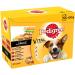 Pedigree Vital Protection - Freshness sachets for adult dogs with 4 flavors in sauce 12 meal sachets of 100g