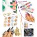 Acrylic Nail Kit with White Pink Clear Powder, Electric Clipper, Tips, Forms, and DIY Art Tools for Beginners - Buy Online on GoSupps.com