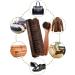 6-Piece Horsehair Shoe Shine Kit with Polish Dauber Applicators - Style B - Buy Online on GoSupps.com