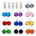 Falltail 20 Pack Pet Cat Bells for Collar Loud Cat Collar Bells Charm Pendants for Dogs Cat Collar Accessories