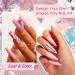 Rosalind Pink Poly Nail Gel - 2PCS 30ml Quick Building Acrylic Nail Extension Gel for Beginners & Professionals | UV LED Soak Off DIY Nail Set - Buy Online on GoSupps.com
