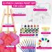 KEFF Kids Painting Set for Girls - Acrylic Paint Kit with Canvases, Brushes, Easel & Non-Toxic Paints - Buy Online on GoSupps.com