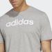 Shop adidas Men's M Lin Sj T T-Shirt - Short Sleeve XL in Medium Grey Heather | International Shipping Available - Buy Online on GoSupps.com
