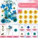 135 Pcs Natural Dried Pressed Flowers & Leaves Set for DIY Resin Jewelry, Candle, Nail Art - White Blue Pink Daisy Decoration - Buy Online on GoSupps.com