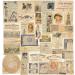 Vilikya Vintage Junk Journal Supplies - Coffee Dyed Decoupage Paper for Scrapbooking and Journaling - 41pcs - Buy Online on GoSupps.com