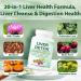 Nutrapure Liver Detox Capsules Nutrapure 20-in-1 Liver Detox Supplement with Milk Thistle Dandelion Root Turmeric Artichoke Leaf for Liver Cleanse & Digestion Aid Health - 60 Capsules (1) - Buy Online on GoSupps.com