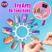 FunKidz Kids Nail Art Kit for Girls - Peelable Polish, Nail Dryer, Teens Mani Pedi Set - Spa Party Favors - Buy Online on GoSupps.com