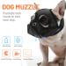 ranzivoo Dog Muzzle Breathable Mesh for Short Snout Dogs Biting Barking Small Black - Buy Online on GoSupps.com