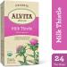 Alvita Organic Milk Thistle Herbal Tea - 24 Premium Tea Bags for Liver Health & Delicate Flavor - Buy Online on GoSupps.com