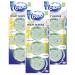 Bloo Toilet Blocks Cistern Cleaner - Triple Cistern Blocks Citrus Scent Long Lasting Toilet Tablets & Limescale Remover Foaming Toilet Cistern Block Flush Cleaner & Freshnener 3 pk + Cheeroo Magnet 3 count (Pack of 3)