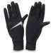 Nike Women's Lightweight Tech Running Gloves 070 Gunsmoke/Storm Pink/S, Blue,Grey,Pink Medium BLACK | SILVER