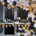 Black Backdrop Curtains for Parties 2 Panels 2ftx8ft Sequin Birthday Backdrop Seamless Photography Background Halloween Decoration 2 pcs-2ftx8ft Black - Buy Online on GoSupps.com