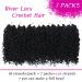 Goddess Locs Crochet Hair 10 7 Packs River Locs Boho Hippie Faux Locs Crochet Braids - Short Curly Synthetic Hair Extensions - Pre Looped for Women (1B) - Buy Online on GoSupps.com