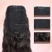 32 Inch Drawstring Ponytail Extension - Long Curly Wavy Synthetic Hairpiece for Women - Natural Brown - Buy Online on GoSupps.com