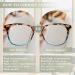 Dolarosey Vintage Reading Glasses - 3-Pack Spring Hinges Ultra-Clear View Matt Finish - Pink/Blue/Transparent - 3.5 Diopters - Buy Online on GoSupps.com