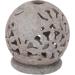 Buy GURU SHOP Indian Scented Potpourri Container - Soapstone Tealight & Ball Flowers - Cream-White - 8.5x8x8 cm | Fragrance & Oil Lamps International Shipping - Buy Online on GoSupps.com