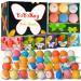 Bath Bombs Gift Set - 36 Organic Bath Bombs with All Natural Essential Oils, Shea Butter to Moisturize Skin & Relieve Stress Mothers Day Gifts for Mom, Birthday Gifts for Women, Bath Bombs for Kids 36pcs